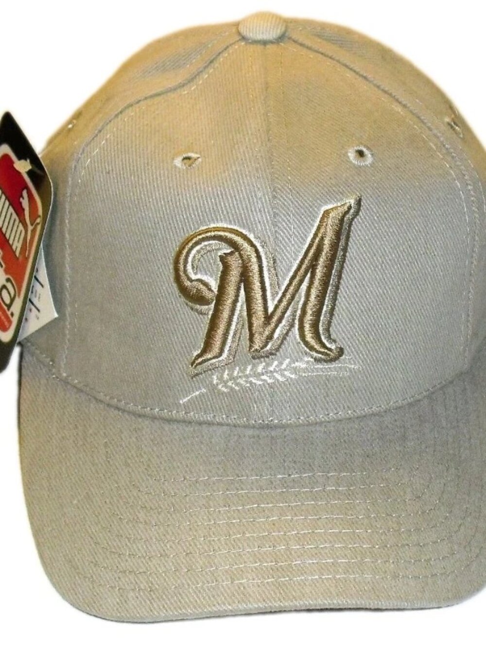 Milwaukee Brewers Logo Athletic 90s Vintage Mens Snapback hat cap New Tags Mlb